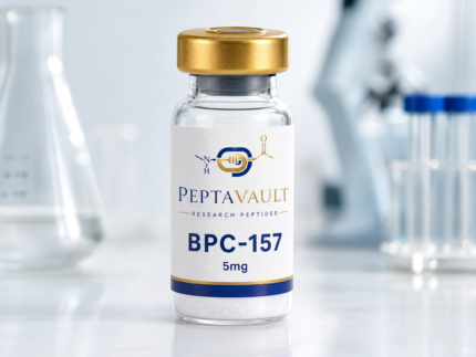 BPC-157 peptide vial for research purposes.
