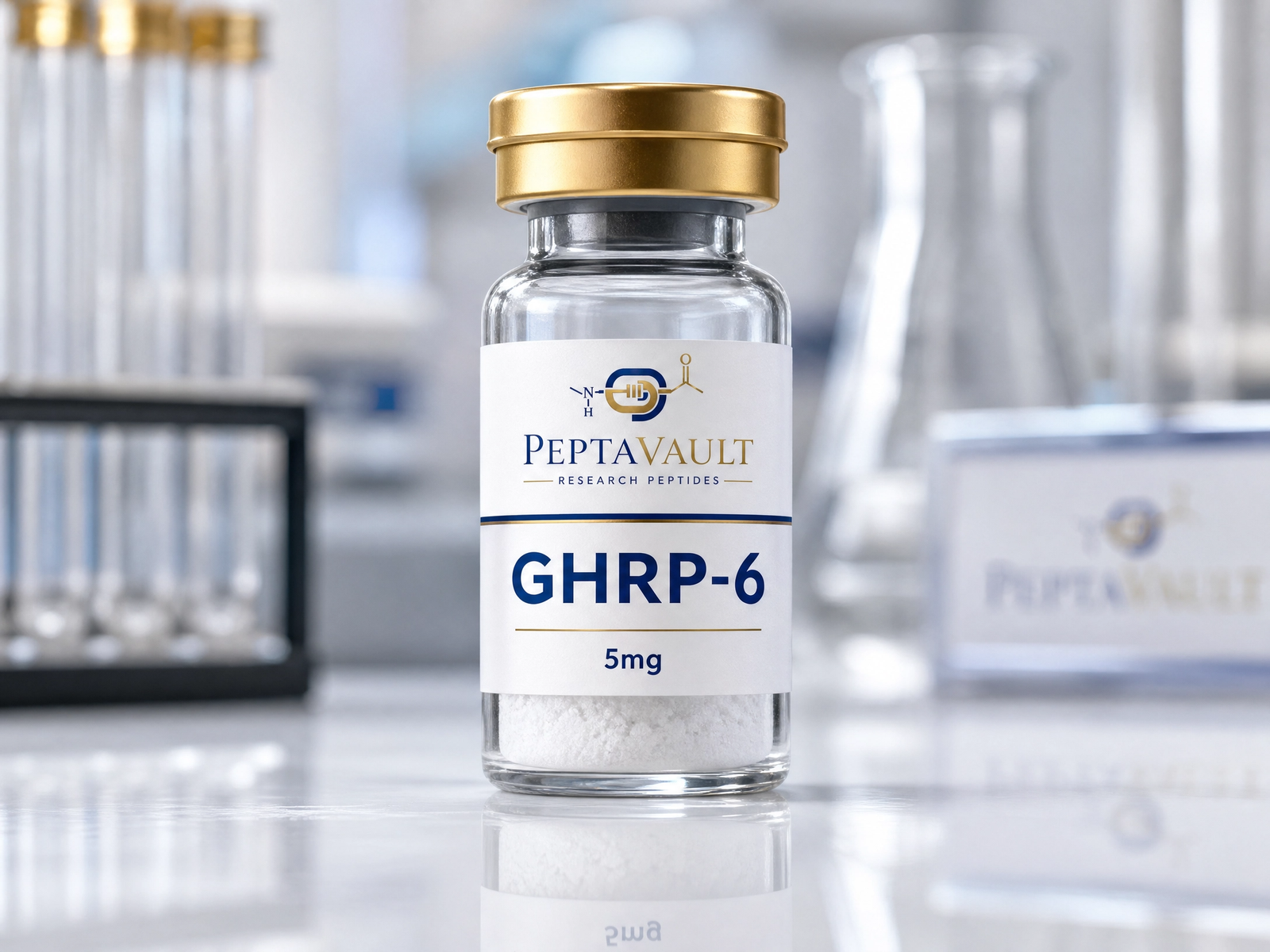 ghrp_6_5mg GHRP-6 peptide vial for research purposes.